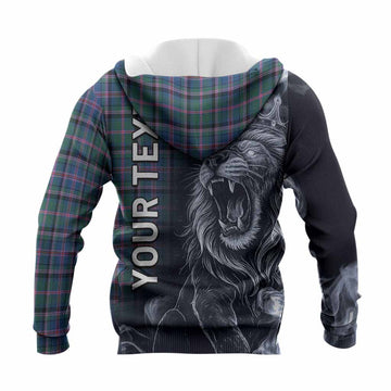 Cooper Tartan Knitted Hoodie Roaring Lion Heritage
