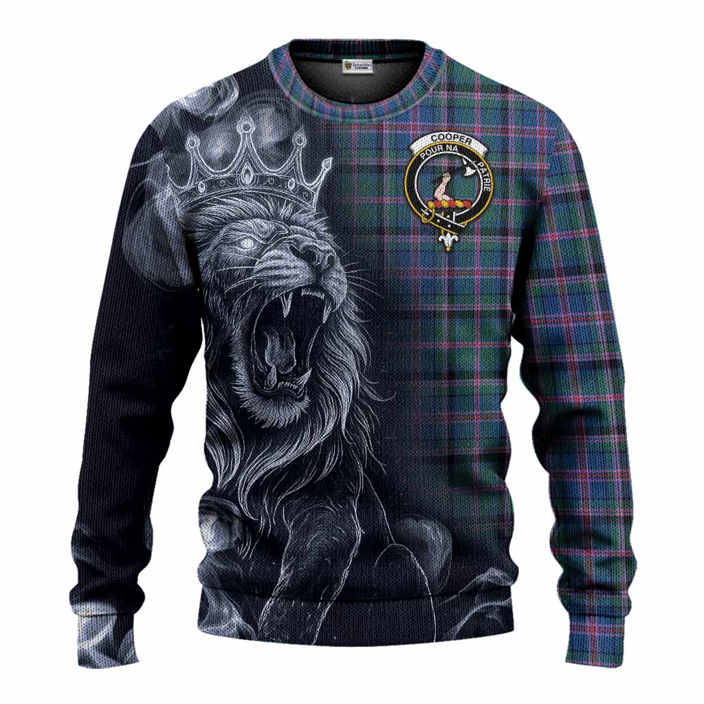 Cooper Tartan Knitted Sweater Roaring Lion Heritage