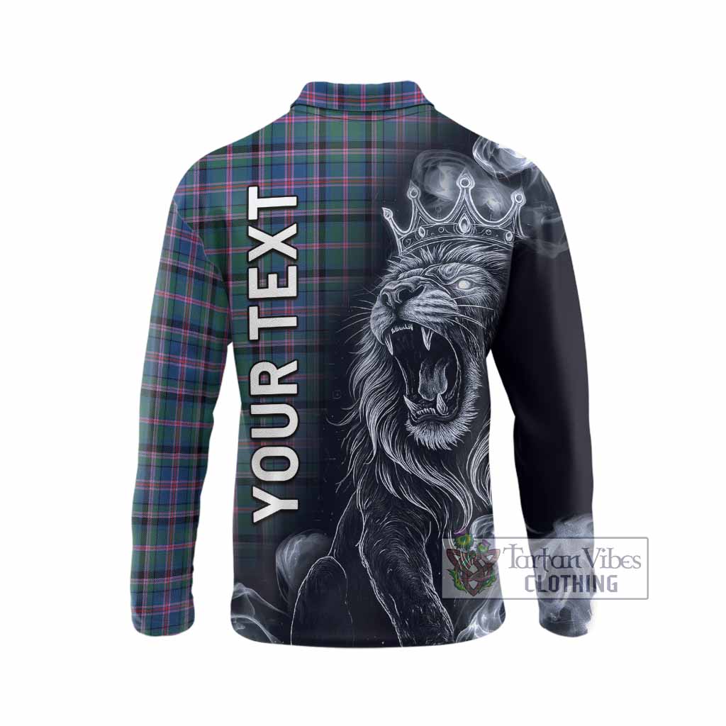 Cooper Tartan Long Sleeve Polo Shirt Roaring Lion Heritage