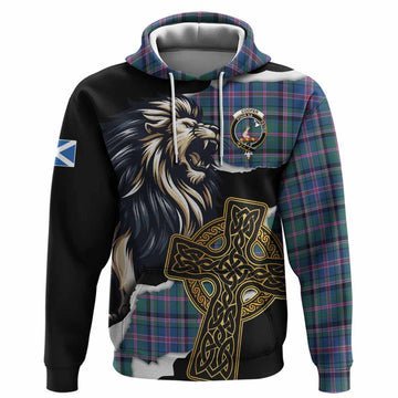 Cooper Tartan Scottish Hoodie Lion Celtic Heritage