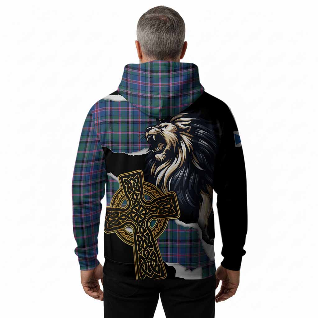Cooper Tartan Scottish Hoodie Lion Celtic Heritage
