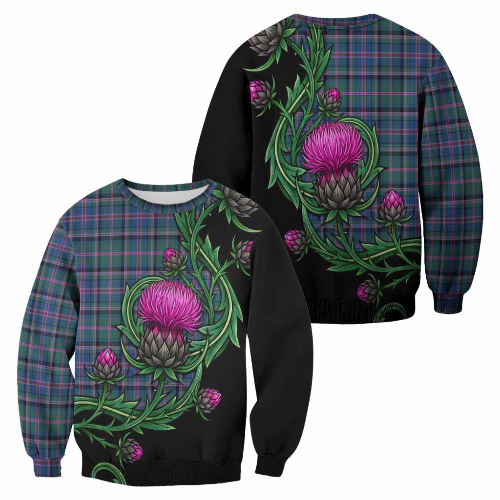 Cooper Tartan Sweatshirt Resilient Scottish Thistle - Tartan Vibes Clothing