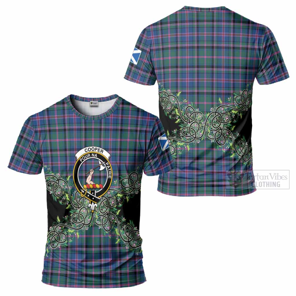 Cooper Tartan T-Shirt Thistle Scottish Spirit