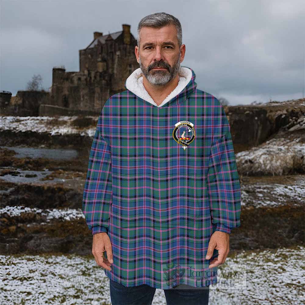 Cooper Tartan Wearable Blanket with Family Crest - Tartan Vibes Clothing