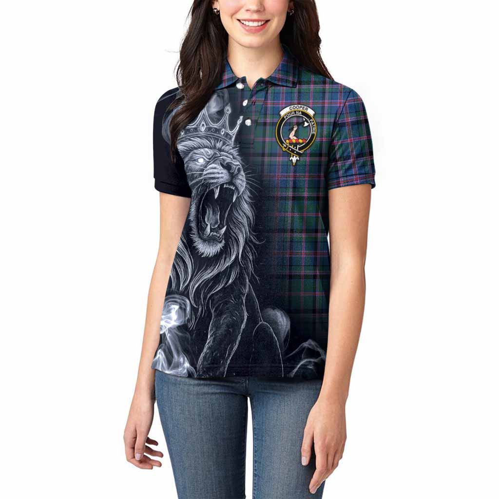 Cooper Tartan Women Polo Shirt Roaring Lion Heritage