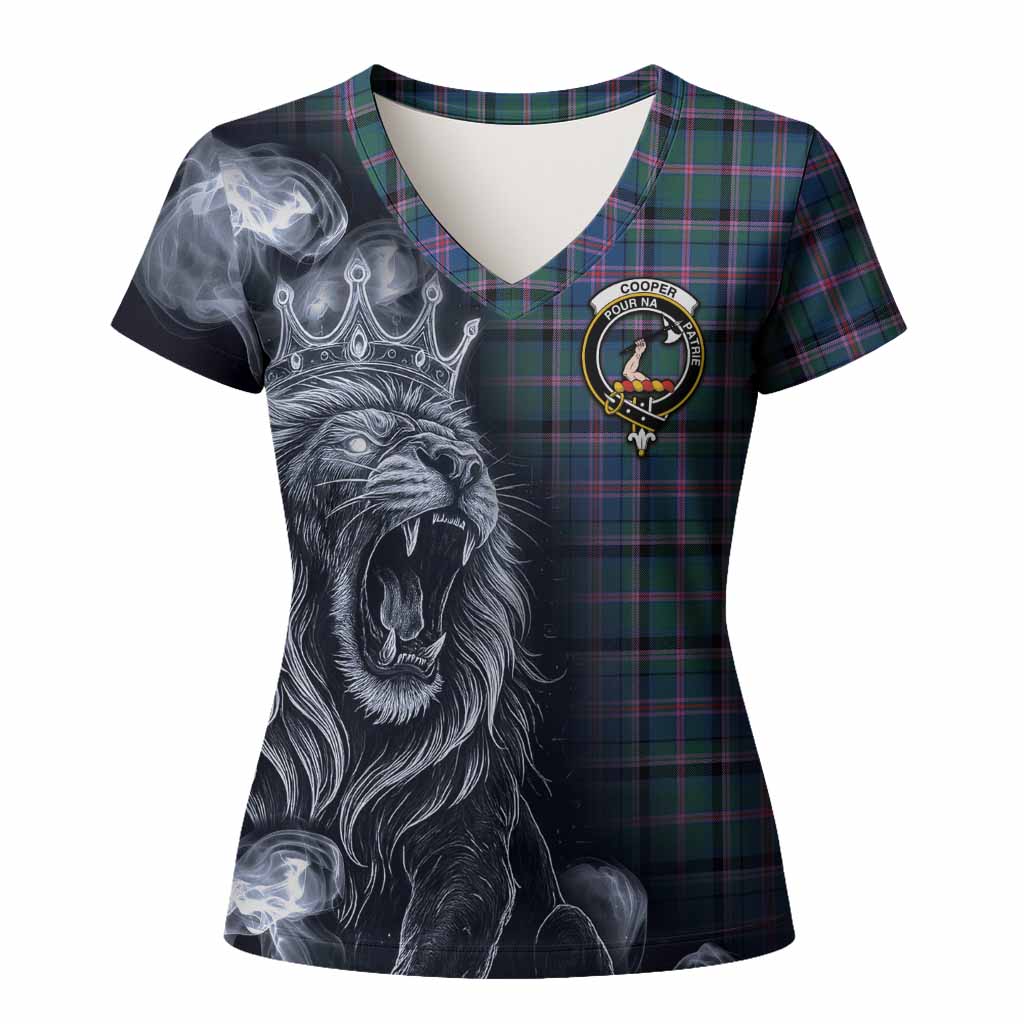 Cooper Tartan Women T shirt Roaring Lion Heritage