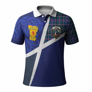 Cooper The Scottish Football Crest Polo Shirt Lion-Tartan Army