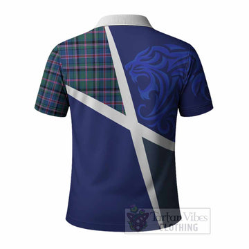 Cooper The Scottish Football Crest Polo Shirt Lion-Tartan Army