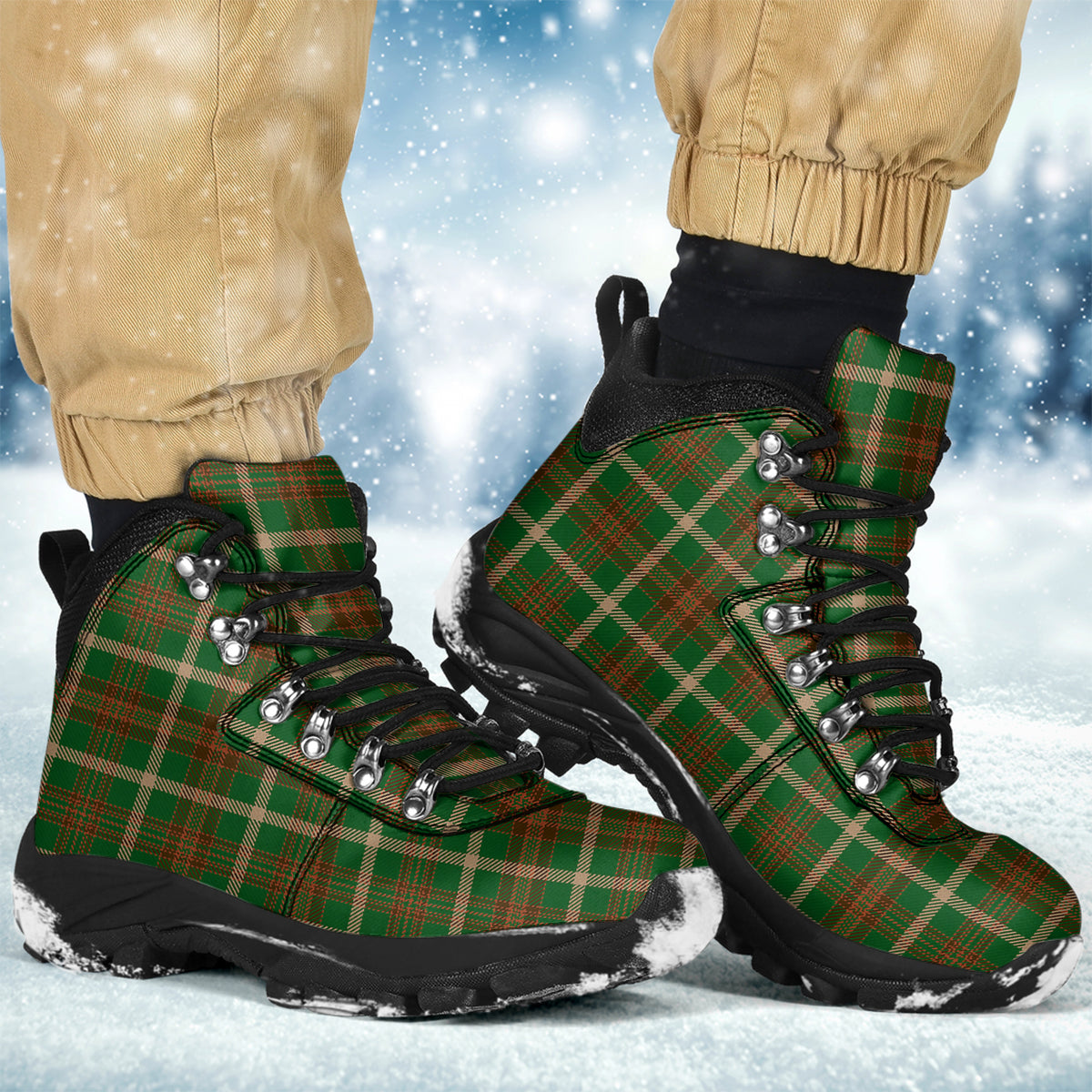 Copeland Tartan Alpine Boots - Tartanvibesclothing