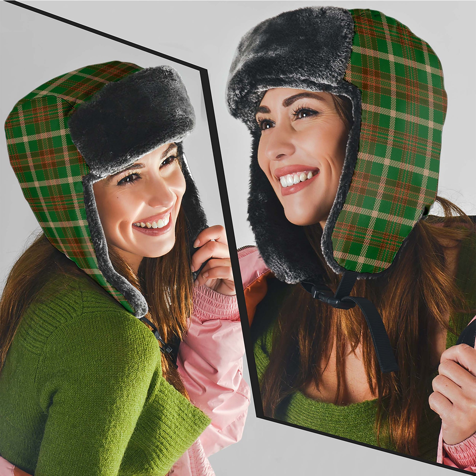 Copeland Tartan Winter Trapper Hat Winter Trapper Hat Universal Fit Circumference 22.8in (58cm) - Tartan Vibes Clothing
