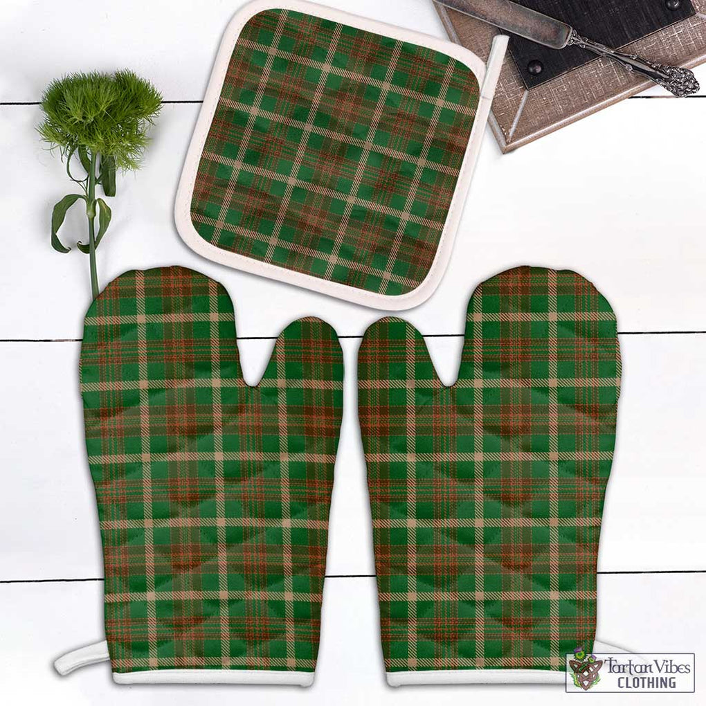 Copeland Tartan Combo Oven Mitt & Pot-Holder Combo 2 Oven Mitt & 1 Pot-Holder Black - Tartan Vibes Clothing