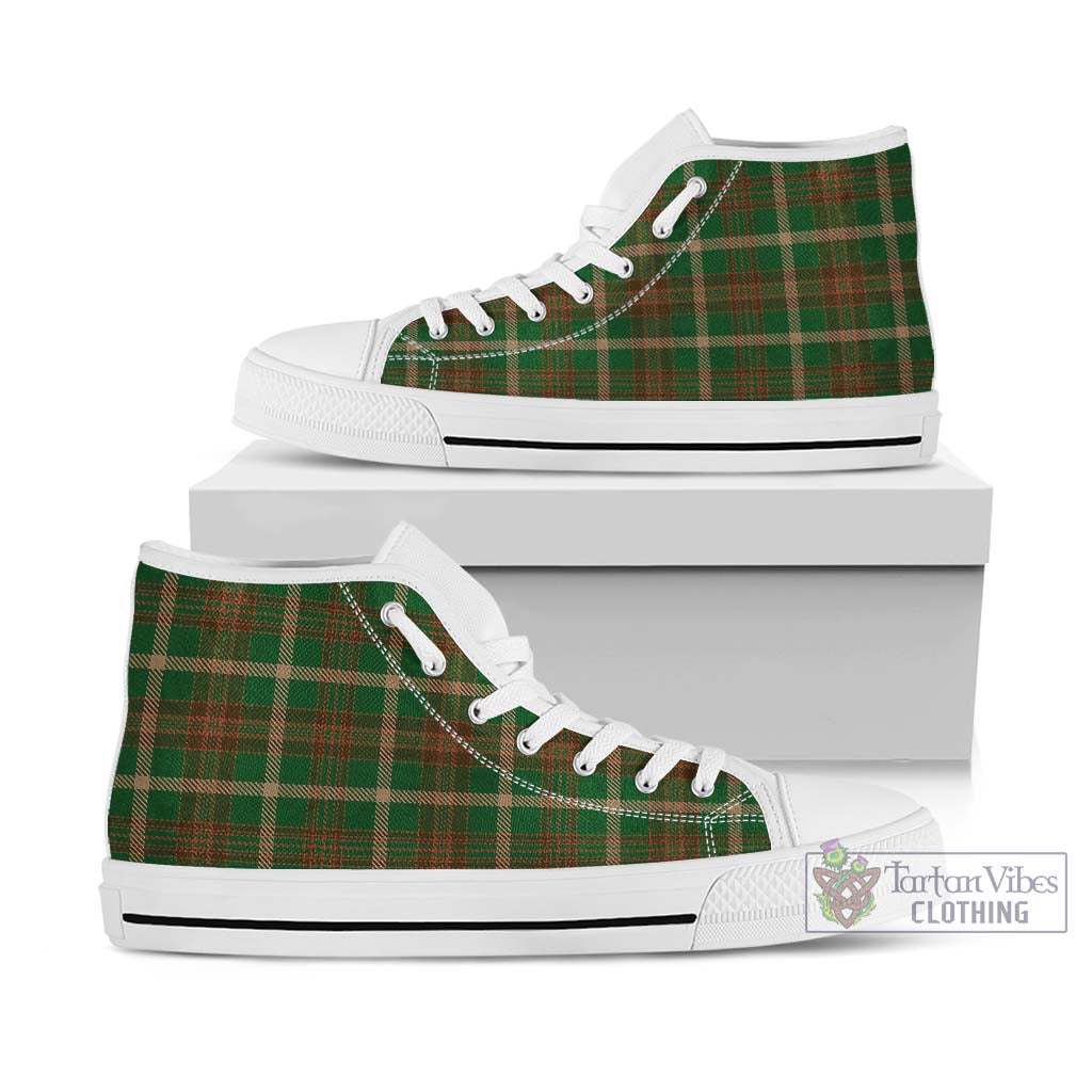 Copeland Tartan High Top Shoes Kid High Top - White Sole - Tartan Vibes Clothing