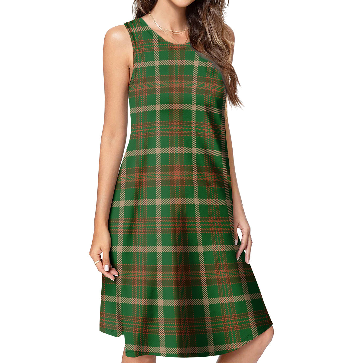 Copeland Tartan Womens Casual Dresses 4XL - Tartan Vibes Clothing