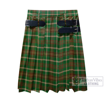 Copeland Tartan Men's Pleated Skirt - Fashion Casual Retro Scottish Kilt Style