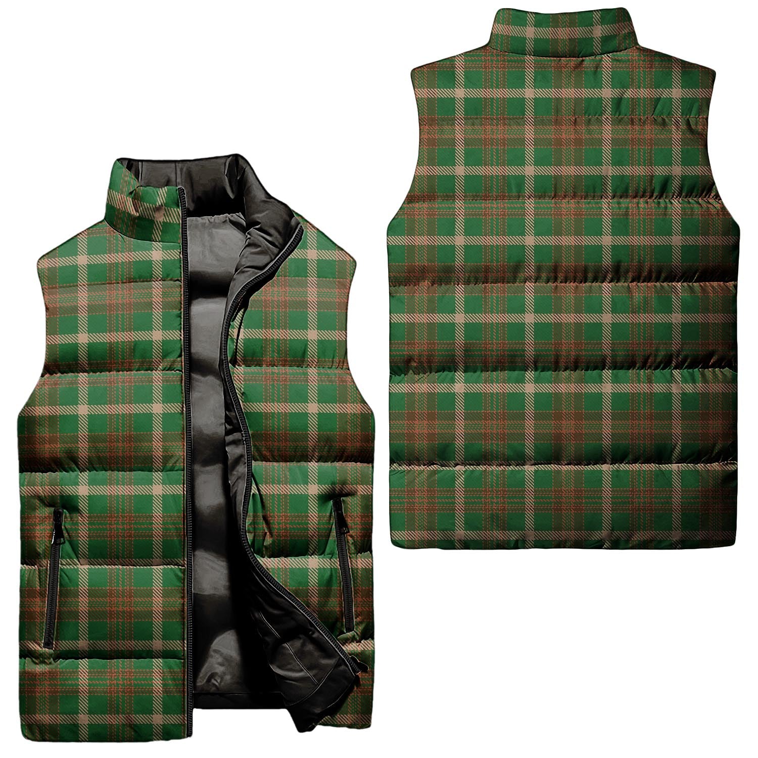 Copeland Tartan Sleeveless Puffer Jacket Unisex - Tartan Vibes Clothing