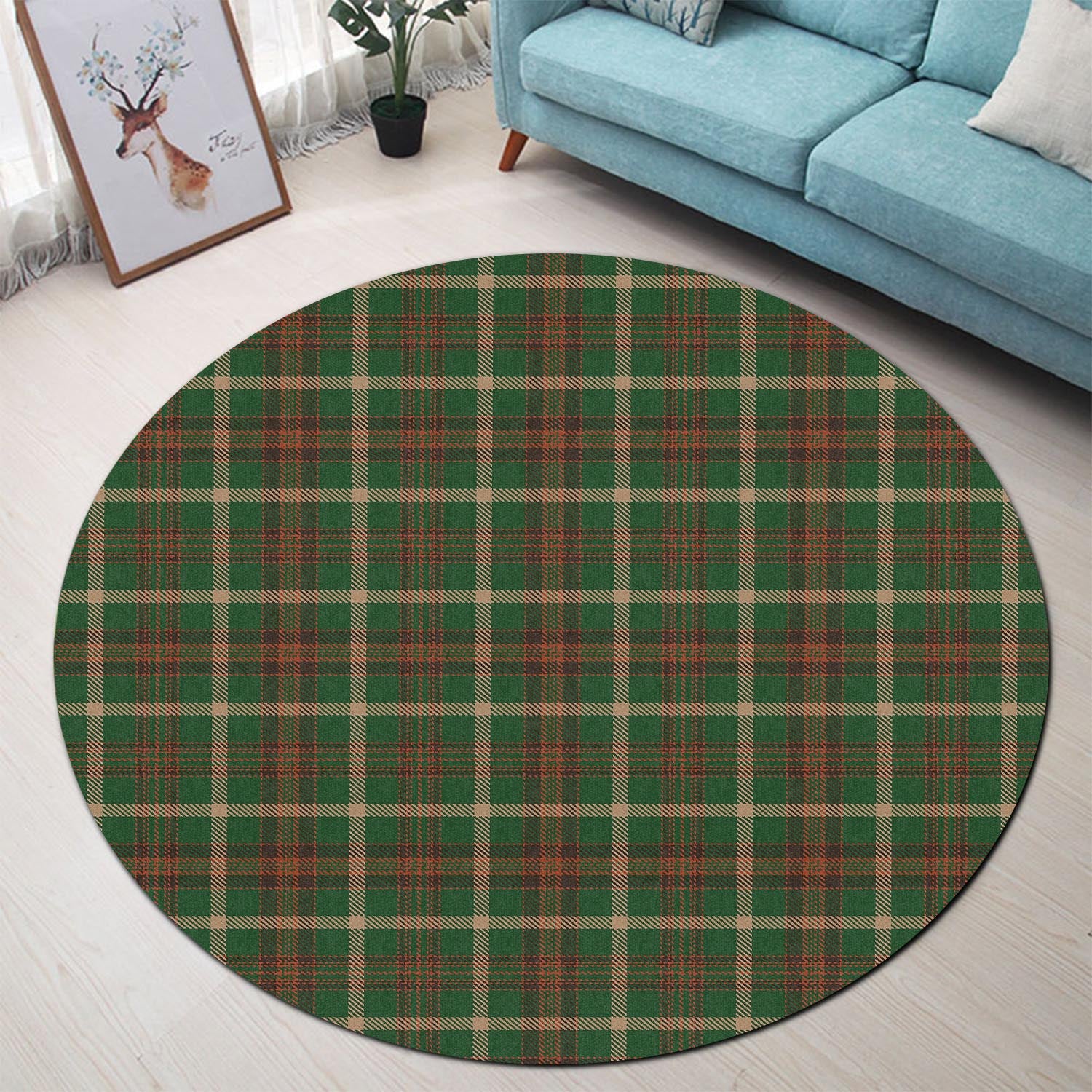 Copeland Tartan Round Rug - Tartan Vibes Clothing