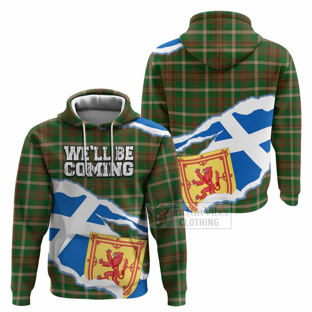 Copeland Scotland Football Tartan Hoodie We'll Be Coming