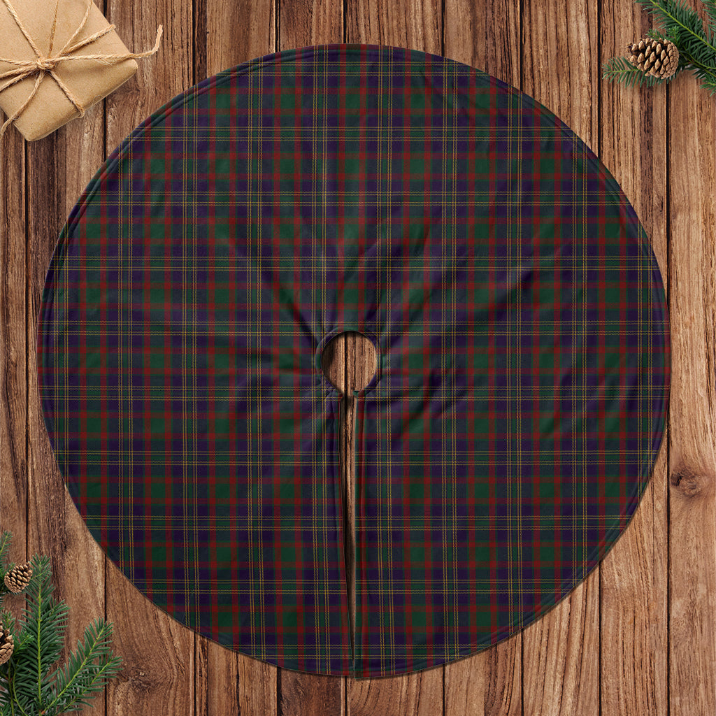 Cork County Ireland Tartan Christmas Tree Skirt - Tartanvibesclothing
