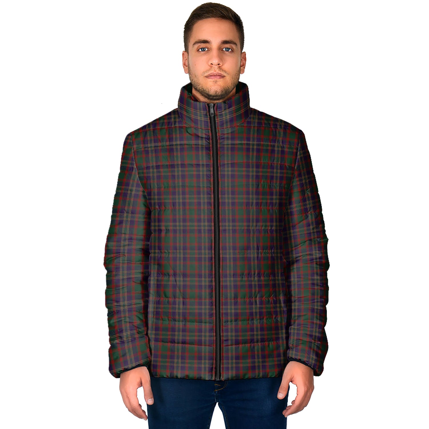 Cork County Ireland Tartan Padded Jacket - Tartan Vibes Clothing