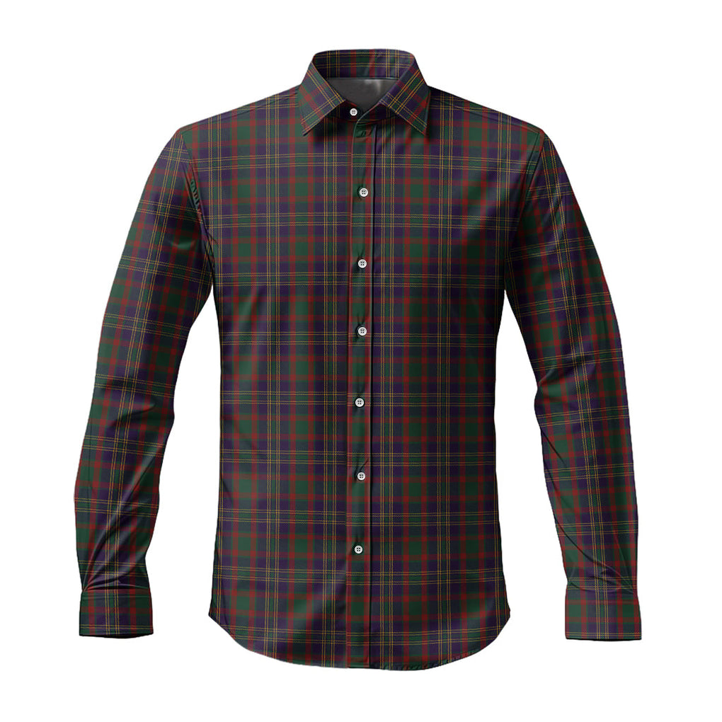 cork-tartan-long-sleeve-button-up-shirt