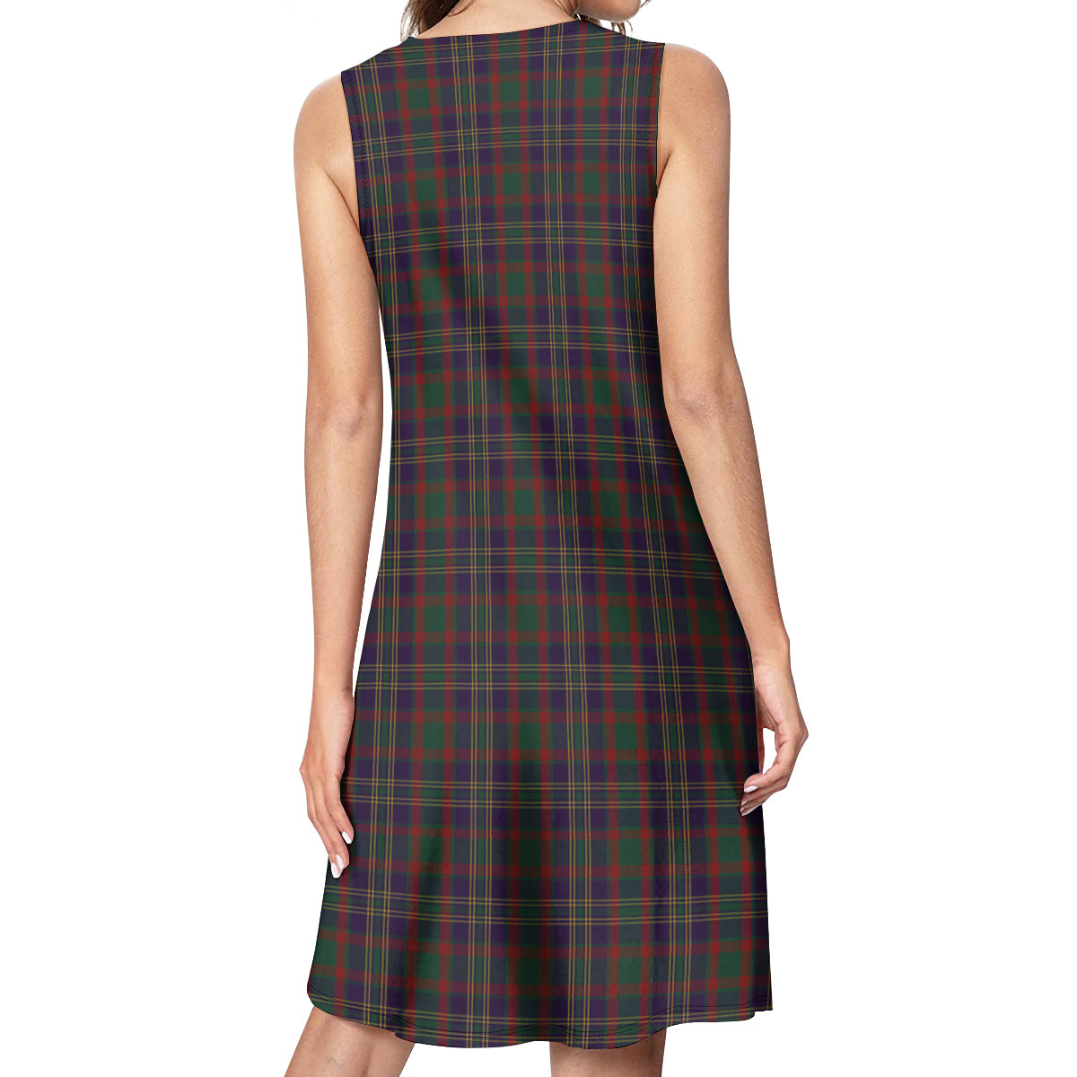 Tartanvibesclothing Cork County Ireland Tartan Womens Casual Dresses