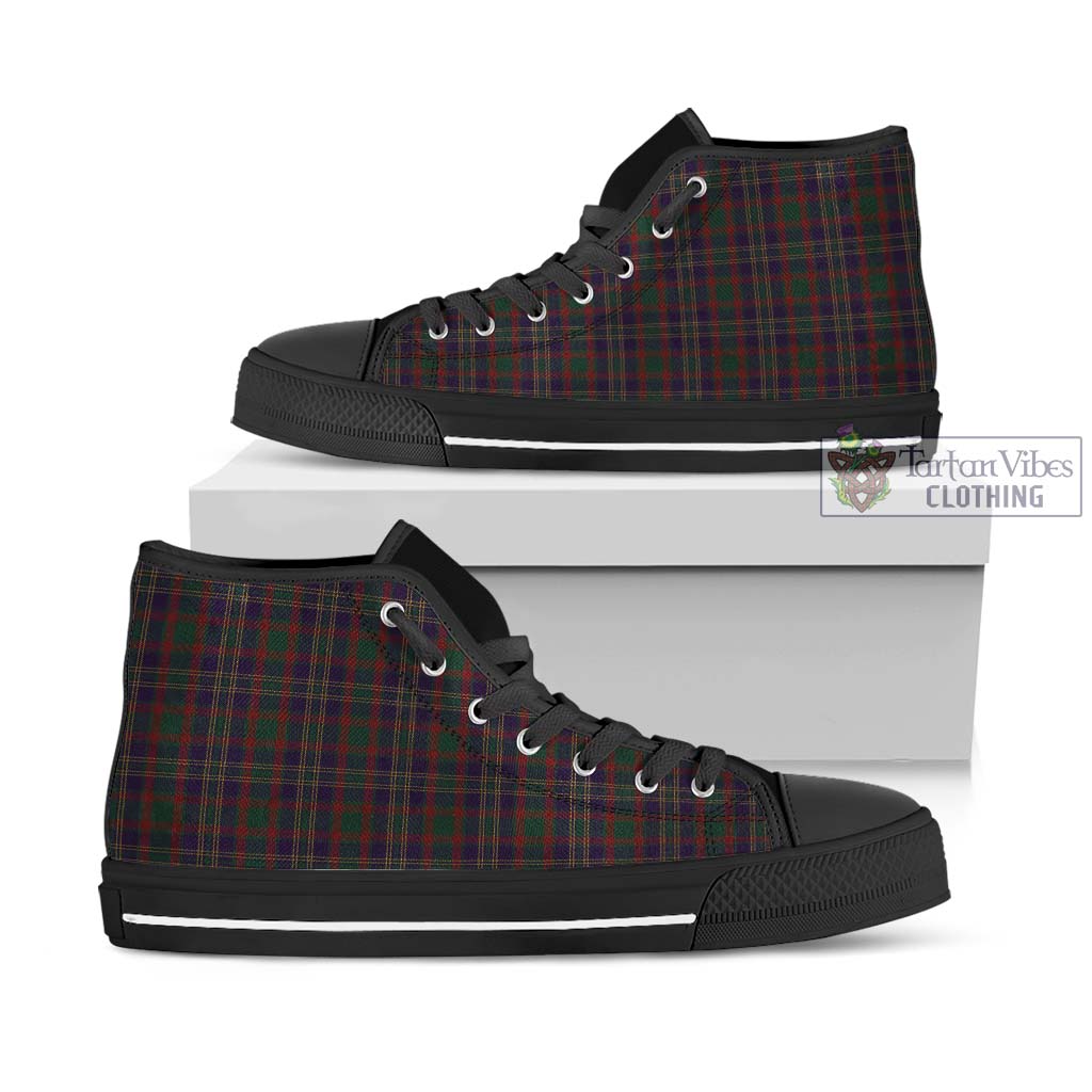 Tartan Vibes Clothing Cork County Ireland Tartan High Top Shoes