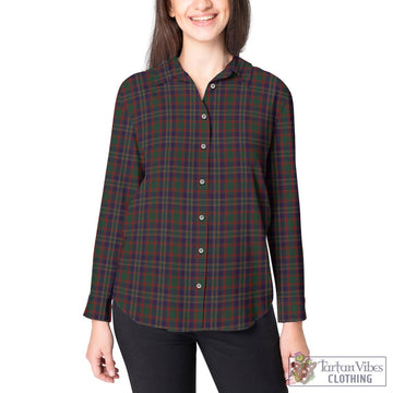Cork County Ireland Tartan Women's Casual Shirt