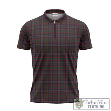 Cork County Ireland Tartan Zipper Polo Shirt
