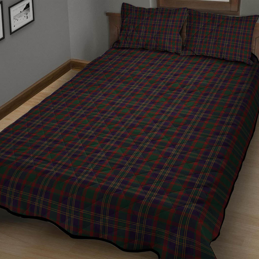 Cork County Ireland Tartan Quilt Bed Set - Tartanvibesclothing