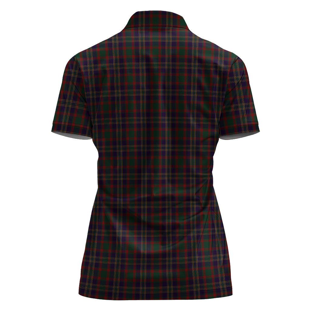 cork-county-ireland-tartan-polo-shirt-for-women