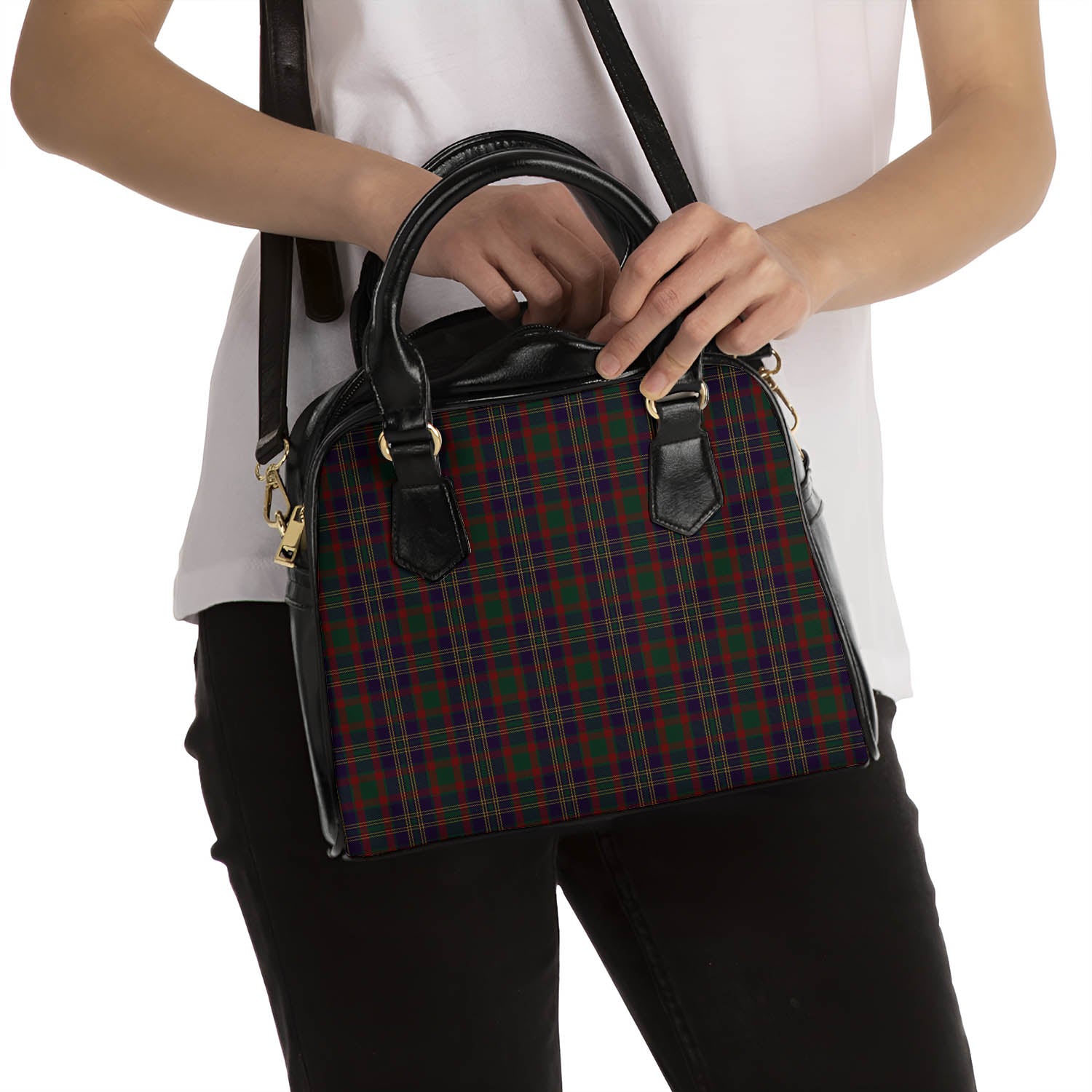 Cork County Ireland Tartan Shoulder Handbags - Tartanvibesclothing