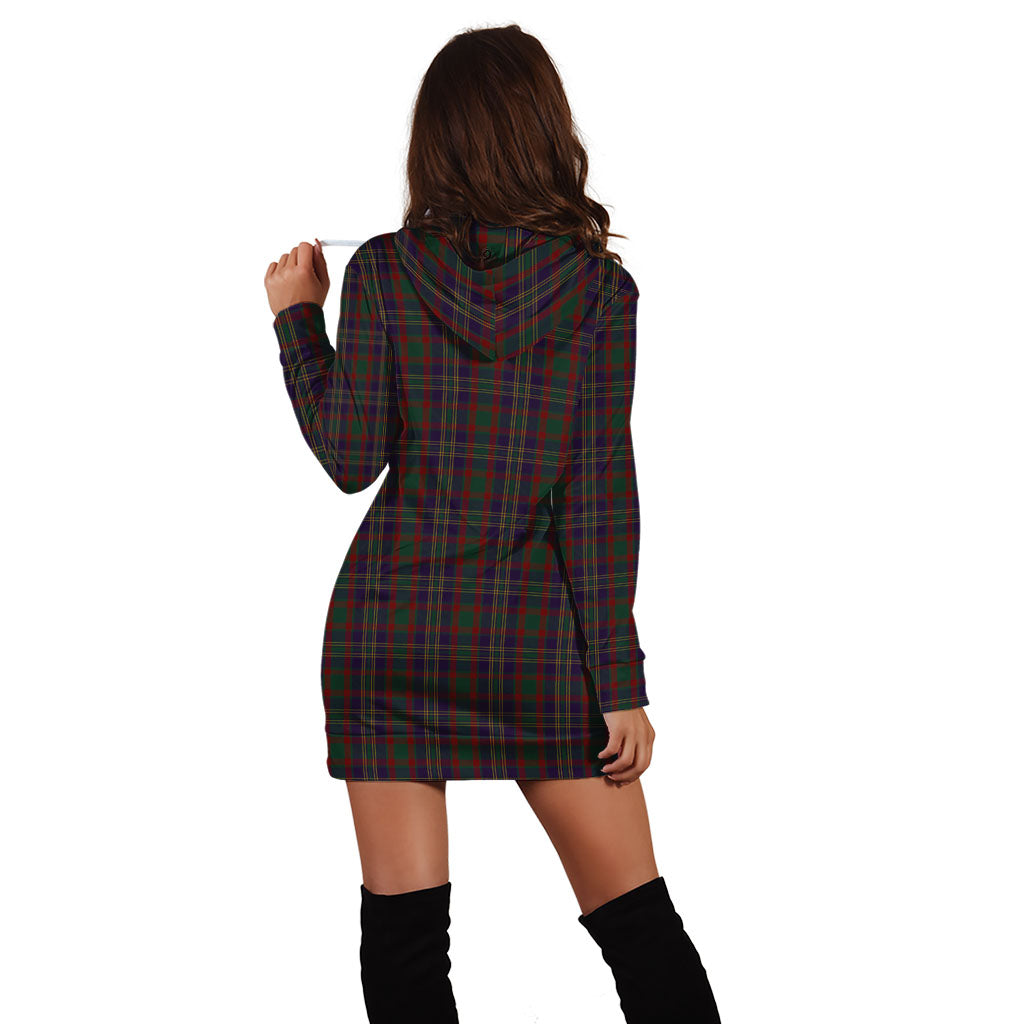 Cork County Ireland Tartan Hoodie Dress - Tartan Vibes Clothing