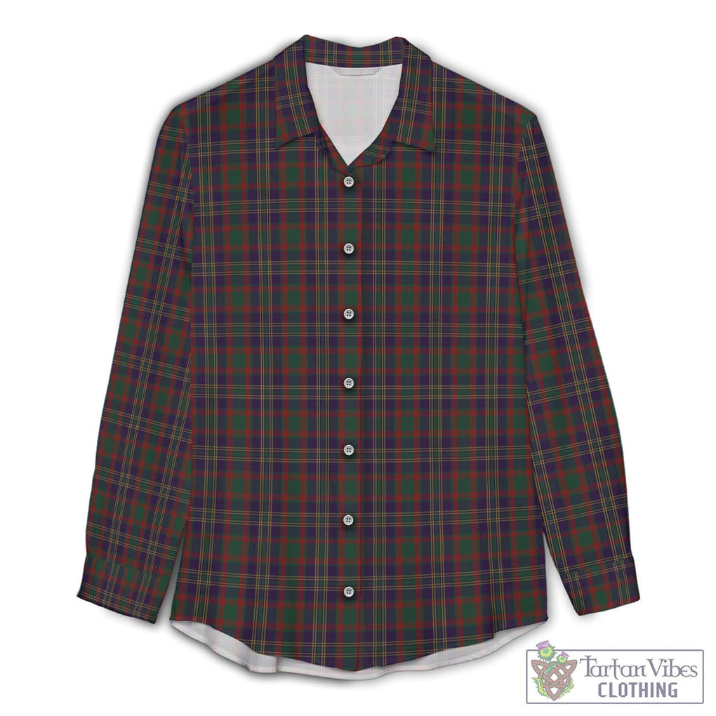 Cork County Ireland Tartan Womens Casual Shirt