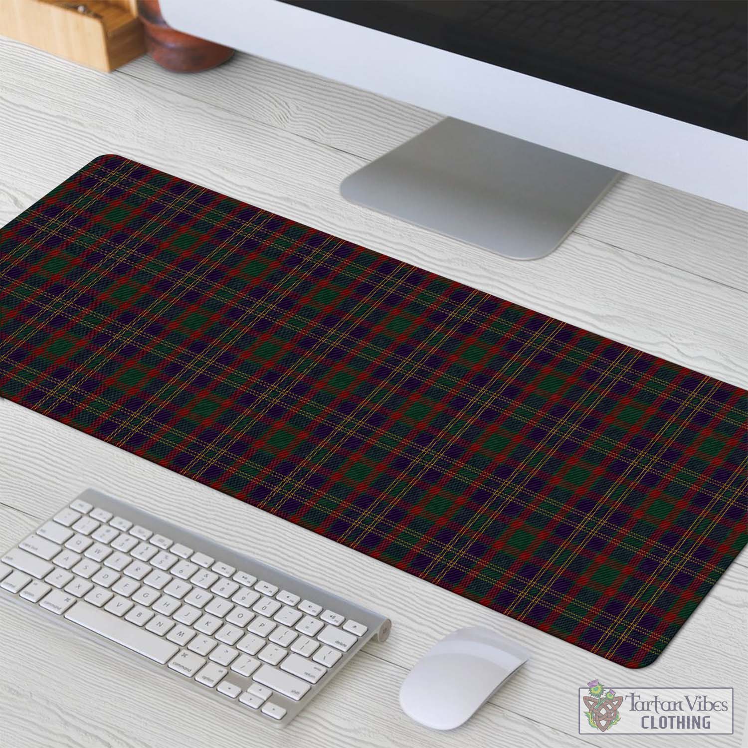 Tartan Vibes Clothing Cork County Ireland Tartan Mouse Pad
