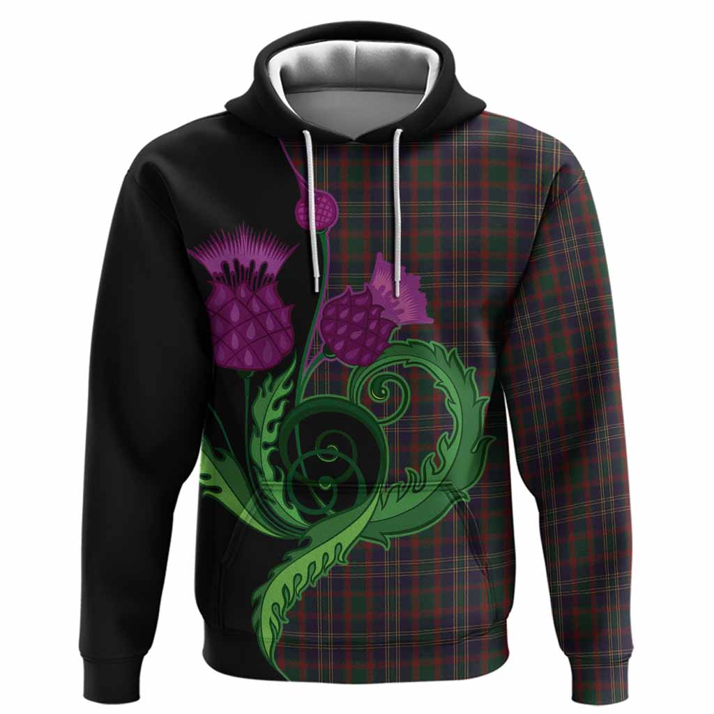 Cork County Ireland Tartan Hoodie Traditional Scottish Thistle