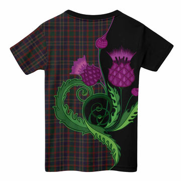Cork County Ireland Tartan Kid T-shirt Traditional Scottish Thistle