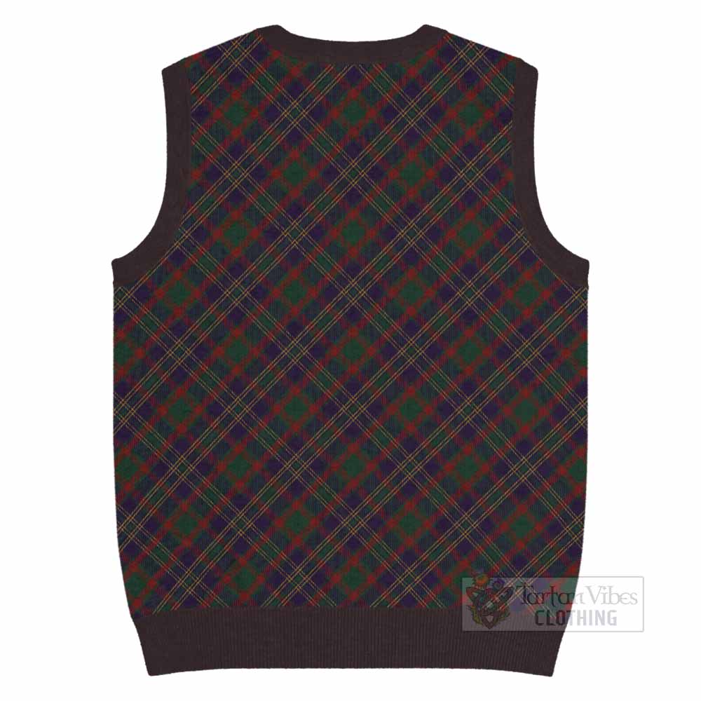 Cork County Ireland Tartan  Knitted V-Neck Vest Cross Style