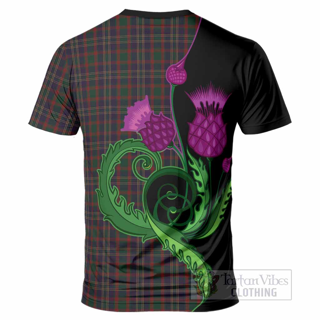 Cork County Ireland Tartan T-Shirt Traditional Scottish Thistle