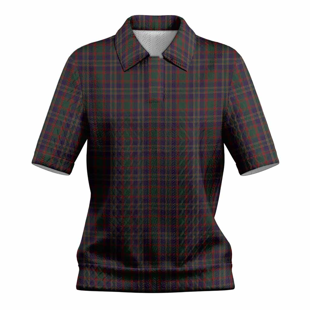 Cork County Ireland Tartan Women’s Polo Sweater Top
