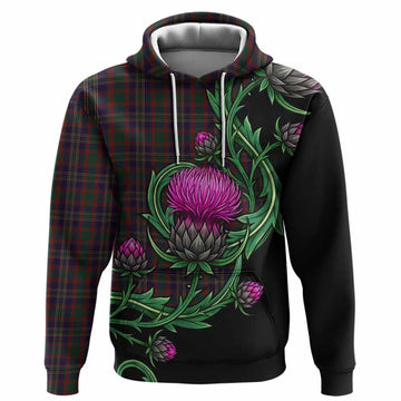 Cork Tartan Hoodie Resilient Scottish Thistle