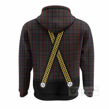 Cork Tartan Lederhosen Costume Hoodie Scotland Celtic Knot Motif