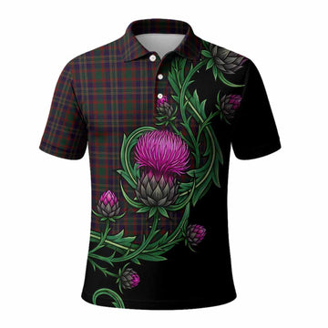 Cork Tartan Polo Shirt Resilient Scottish Thistle