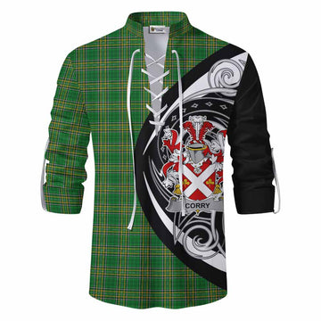 Corry Irish Clan Ghillie Kilt Shirt Celtic Circle Style Men - Tartan Vibes Clothing
