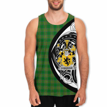 Tartan Vibes Clothing Cosgrove Irish Clan Men's Tank Top Celtic Circle Style