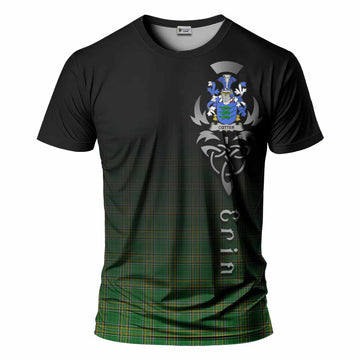 Tartan Vibes Clothing Cotter Irish Clan T-Shirt with Coat of Arms Erin Go Bragh Celtic Inspired