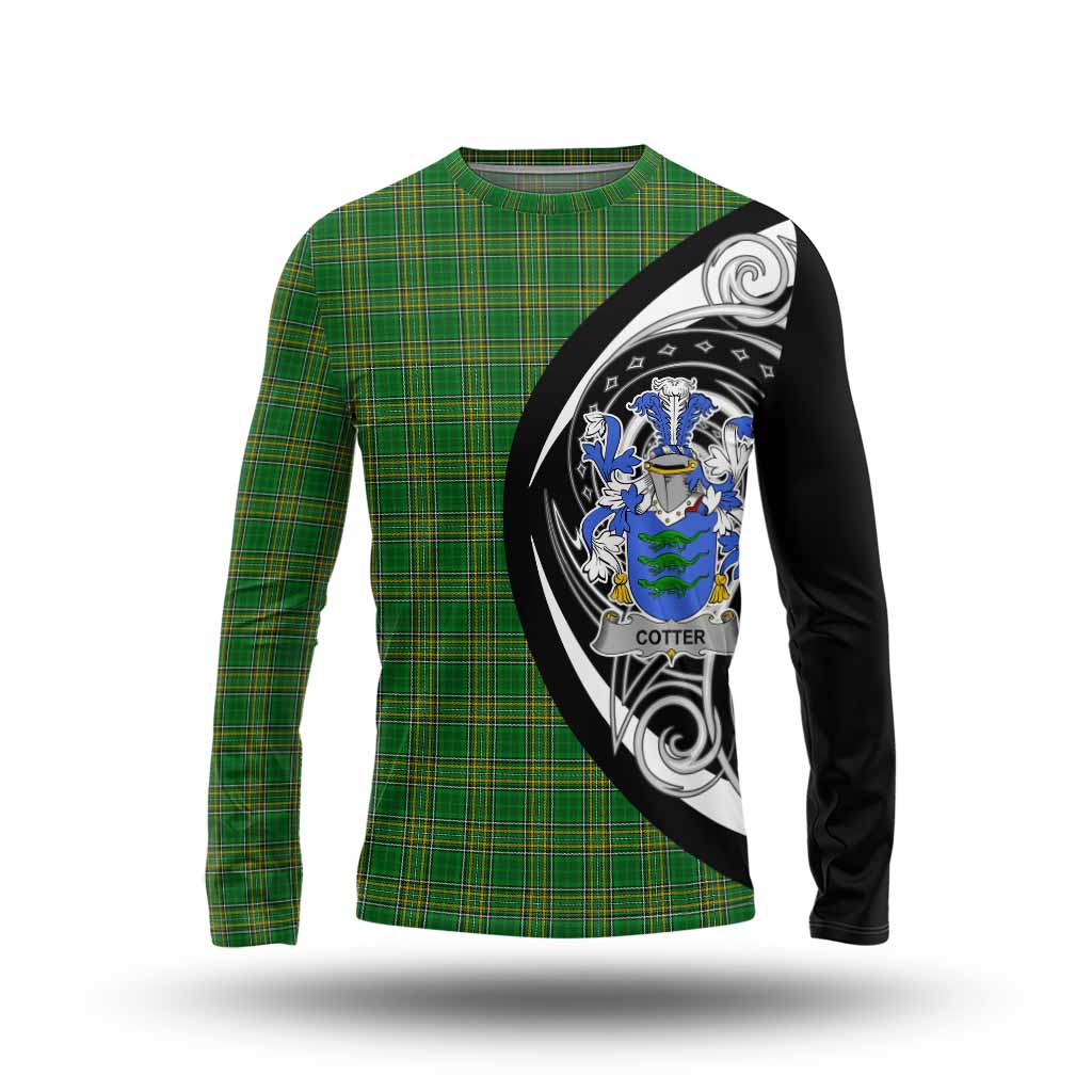 Cotter Irish Clan Long Sleeve T-Shirt Celtic Circle Style Unisex - Tartan Vibes Clothing