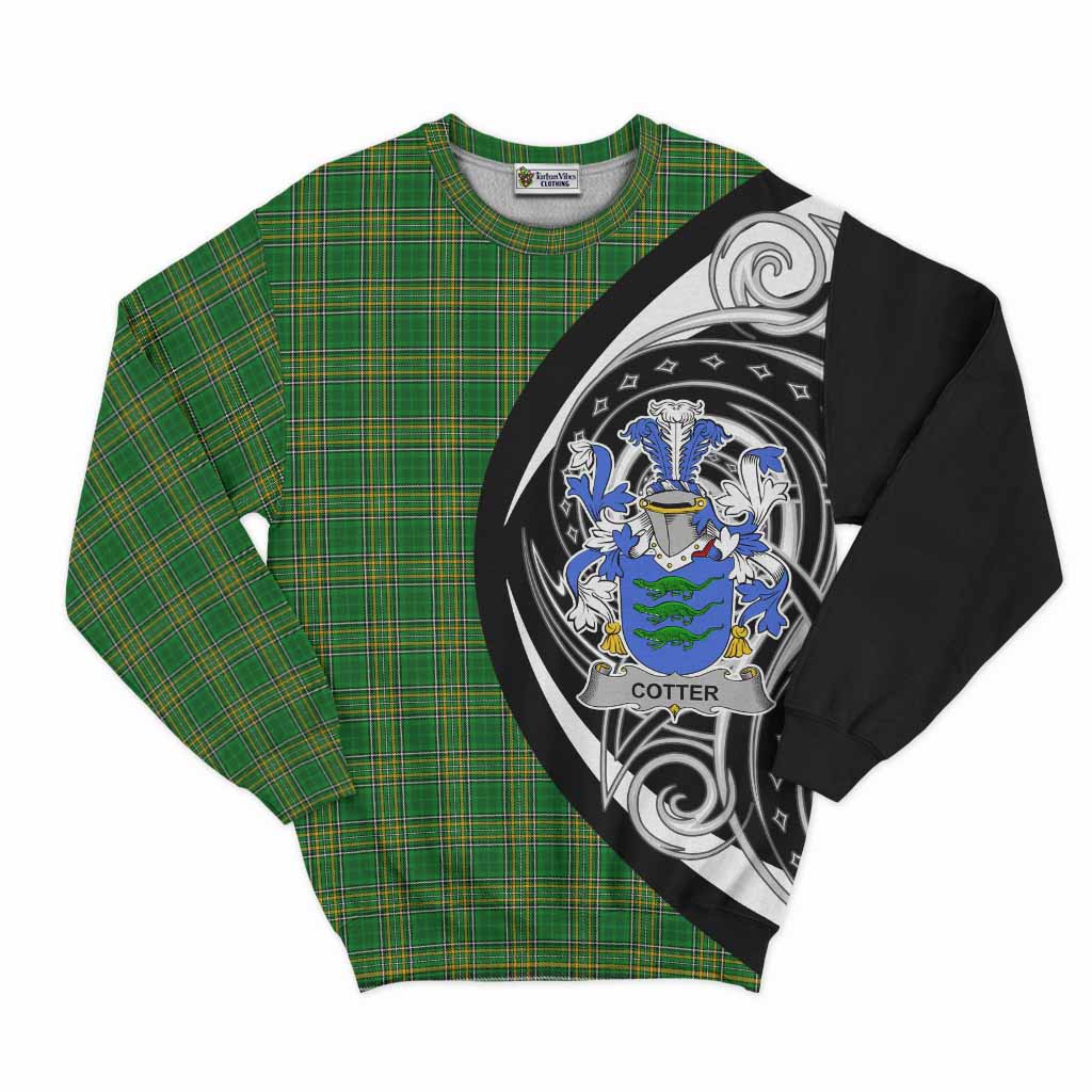 Cotter Irish Clan Sweatshirt Celtic Circle Style Unisex - Tartan Vibes Clothing