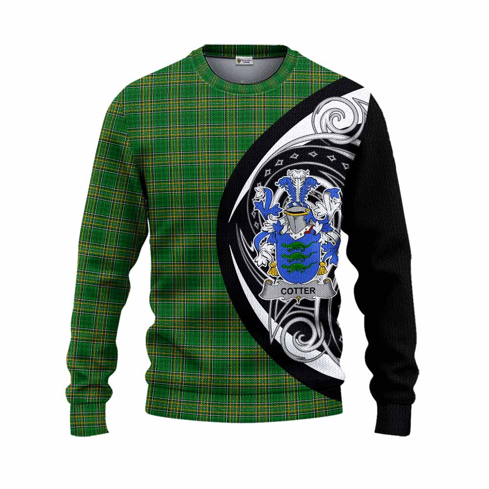 Tartan Vibes Clothing Cotter Irish Clan Knitted Sweater Celtic Circle Style