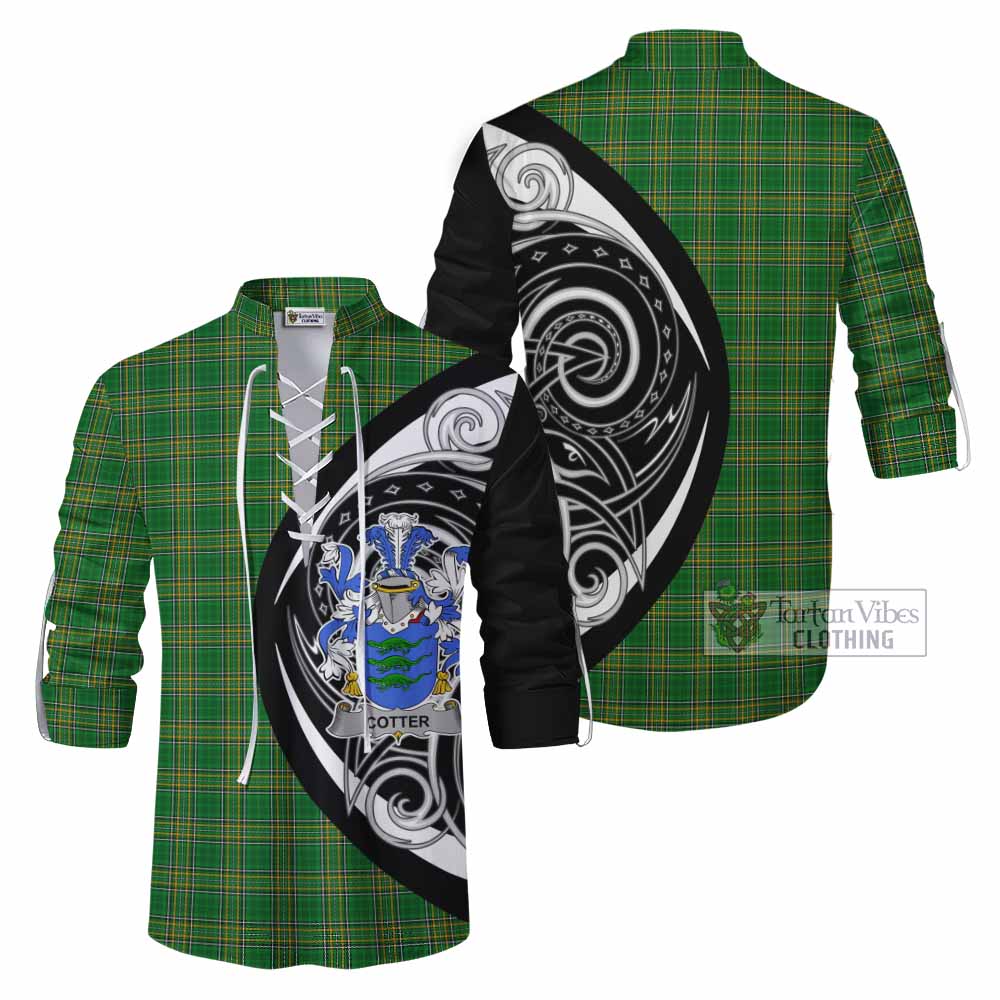 Cotter Irish Clan Ghillie Kilt Shirt Celtic Circle Style - Tartan Vibes Clothing