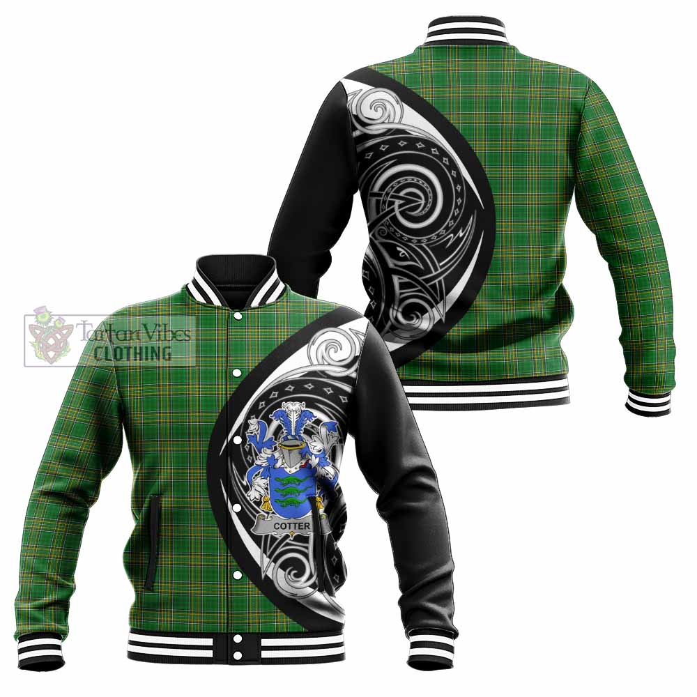 Tartan Vibes Clothing Cotter Irish Clan Baseball Jacket Celtic Circle Style